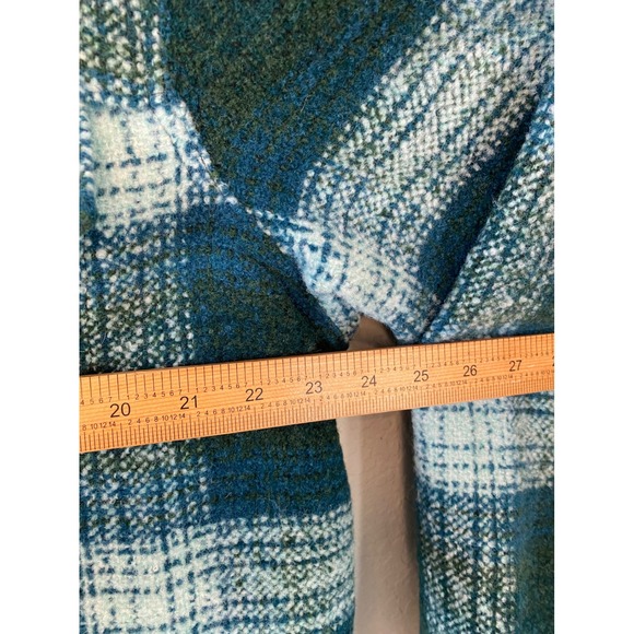 Levi's Sherpa Trucker Jacket Plaid Fleece Lined Warm Winter Coat L - Picture 4 of 6